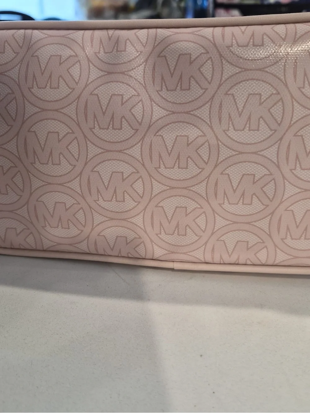 Michael Kors Blush Pink MK Signature Tote